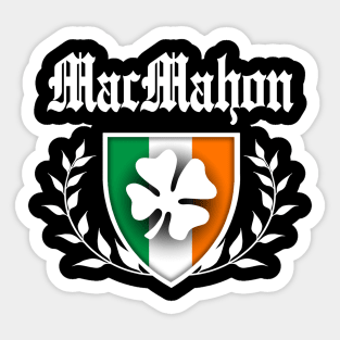 MacMahon Shamrock Crest Sticker